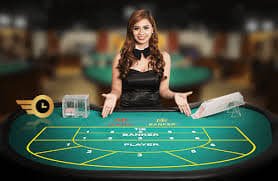 Mobile app interface showing live blackjack table and game selection menu